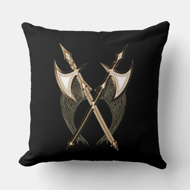 Mediaeval WeaponsThrow Pillow (Front)