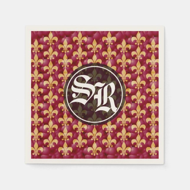 Mediaeval Wedding Napkin (Front)