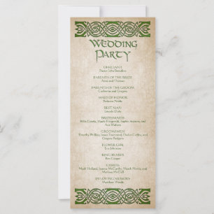 Mediaeval Wedding Program