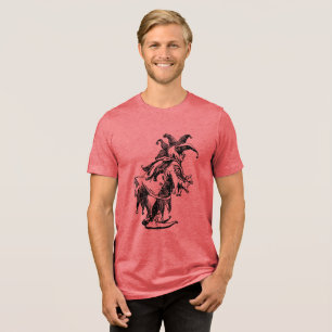 Mediaeval Whimsy Meets Classic Charm Vintage Jeste Tri-Blend Shirt