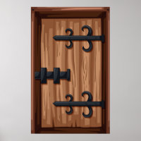Mediaeval Wooden Door