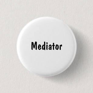 Mediator 3 Cm Round Badge