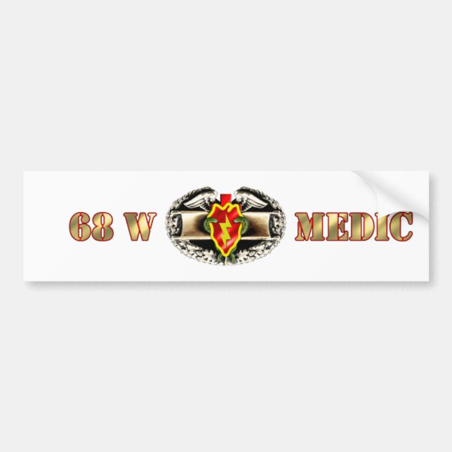 MEDIC 25TH ID BUMPER STICKER (Front)