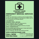 Medic Bag Design, EMT, Paramedic Advertising Flyer<br><div class="desc">Medic Bag Design,  EMT,  Paramedic Advertising Flyers By The Business Card Store.</div>
