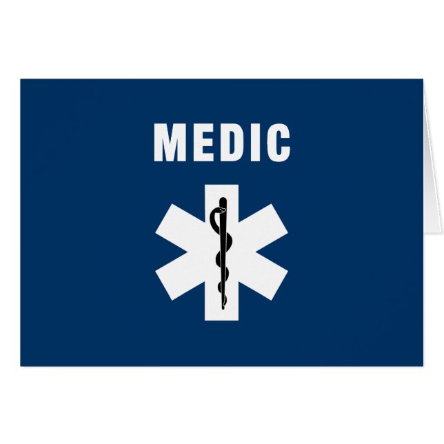 Medic Star of Life (Front Horizontal)