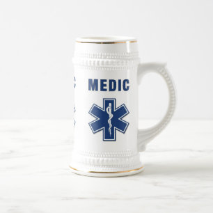 Medic Star of Life Beer Stein