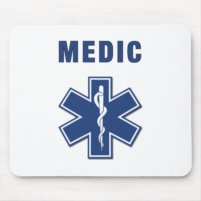 Medic Star of Life Mouse Pad (Front)