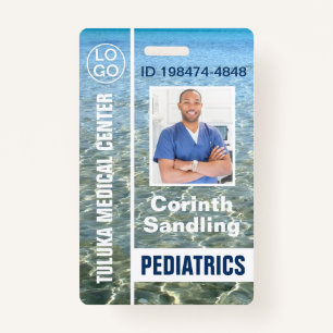 Medica Photo ID Ocean Breeze ID Badge