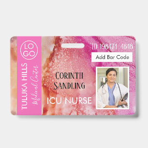 Medica Photo ID Pretty Pink Blends Ink Mix Badge