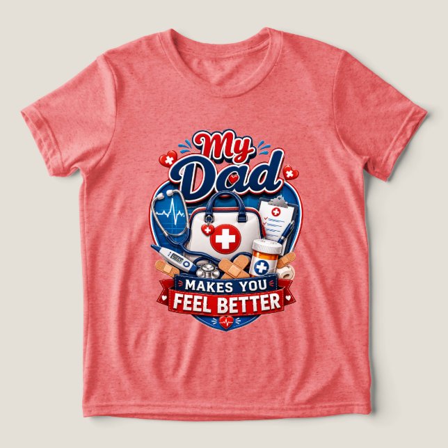 Medical (1) Tri-Blend shirt (Design Front)