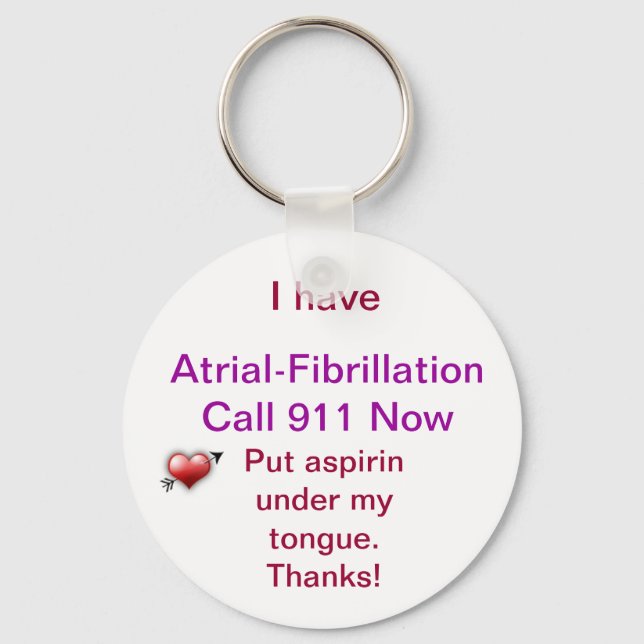 Medical Alert Keychain (Front)