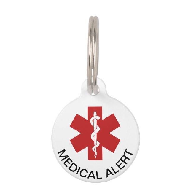 Medical Alert Pet Tag (Front)