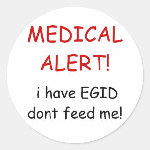 MEDICAL ALERT sticker