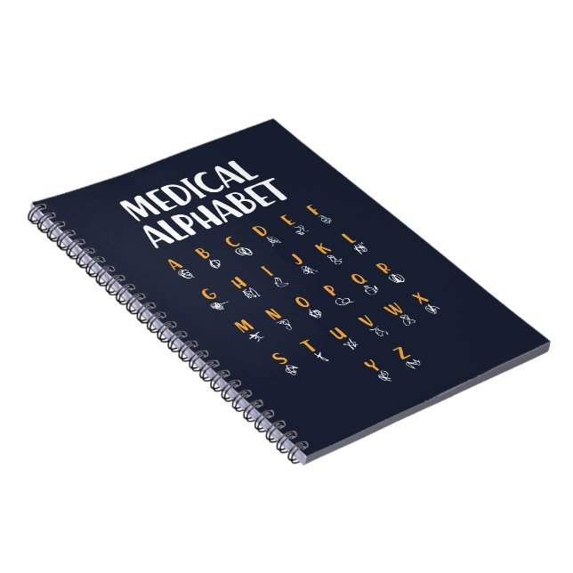 Medical Alphabet Notebook (Right Side)