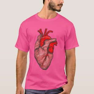 Medical Anatomy Illustration Human Heart Anatomica T-Shirt