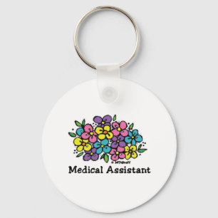 Medical Assistant Blooms Key Ring