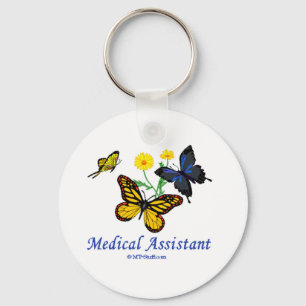 Medical Assistant Butterfly Key Ring