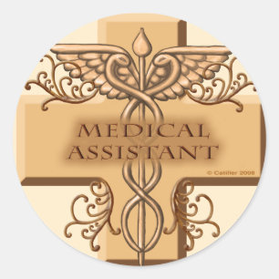 Medical Assistant Caduceus  Sticker