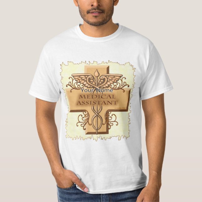 Medical Assistant Caduceus T-Shirt (Front)