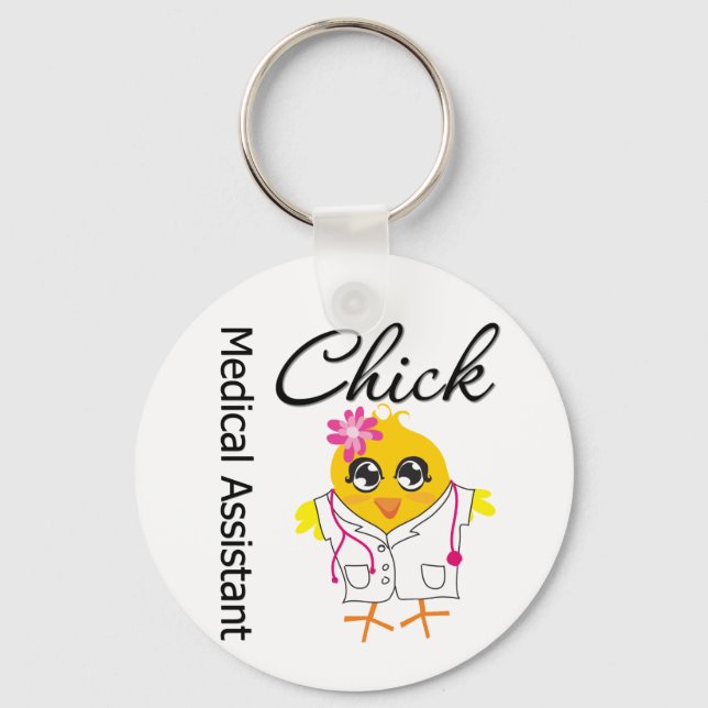 Medical Assistant Chick Key Ring (Front)
