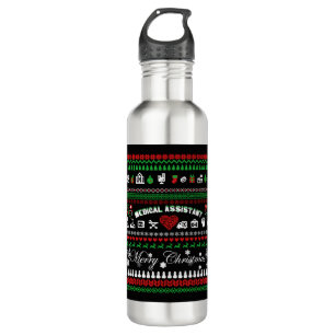 Medical Assistant Christmas Shirt 710 Ml Water Bottle