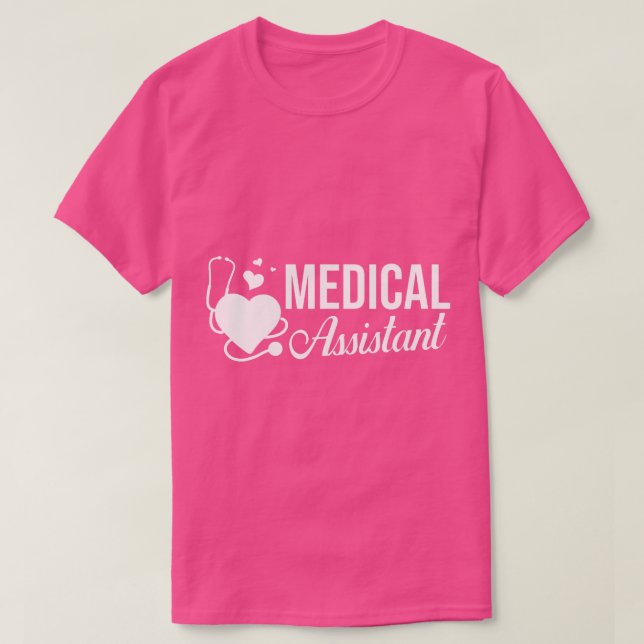 Medical Assistant Clinical Nurse Healthcare Study  T-Shirt (Design Front)