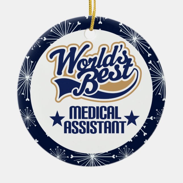 Medical Assistant Gift Ornament (Front)
