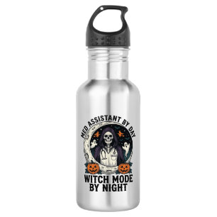 Medical Assistant Halloween Witch Vintage Engravin 532 Ml Water Bottle