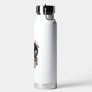 Medical Assistant Halloween Witch Vintage Engravin Water Bottle