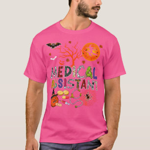 Medical Assistant Halloween Zombie Costume Scary P T-Shirt