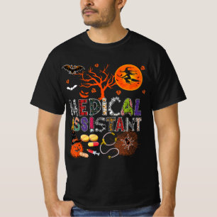 Medical Assistant Halloween Zombie Costume Scary P T-Shirt