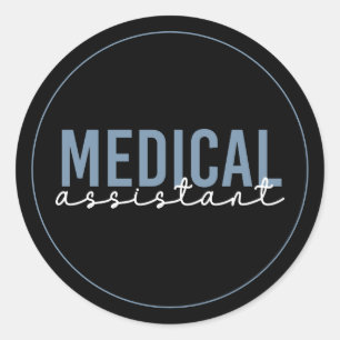 Medical Assistant MA Clinical Assistant Classic Round Sticker