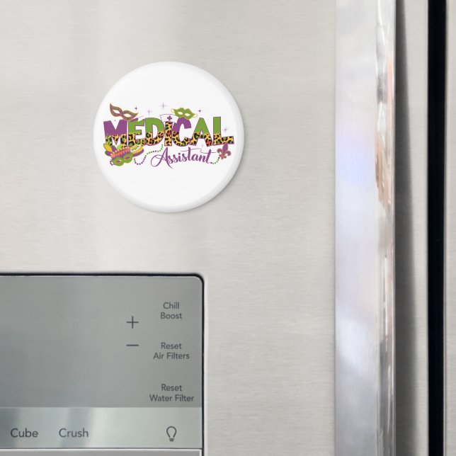 Medical Assistant - Mardi Gras Magnet (In Situ (Fridge))