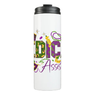 Medical Assistant - Mardi Gras Thermal Tumbler