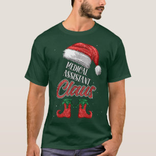 Medical Assistant Xmas Santa Claus with Santa Paja T-Shirt