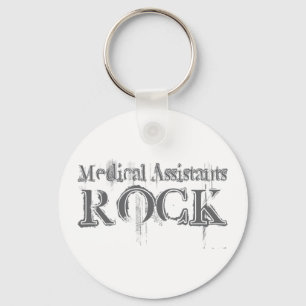 Medical Assistants Rock Key Ring