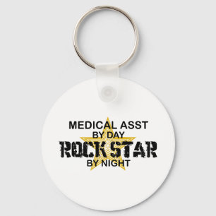 Medical Asst Rock Star Key Ring