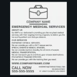 Medical Bag Design, EMT, Paramedic Advertising Flyer<br><div class="desc">Medical Bag Design,  EMT,  Paramedic Advertising Flyers By The Business Card Store.</div>