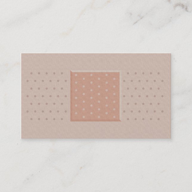 Medical Band-Aid Plaster Patch - Business Card (Front)