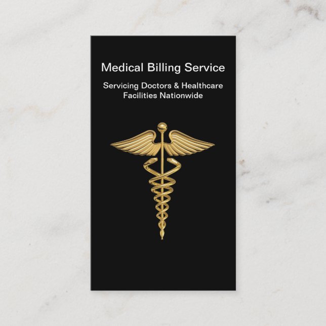 Medical Billing Business Cards (Front)