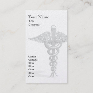 Medical Business Card template - vertical
