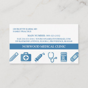 Medical Business Card w/ Appointment