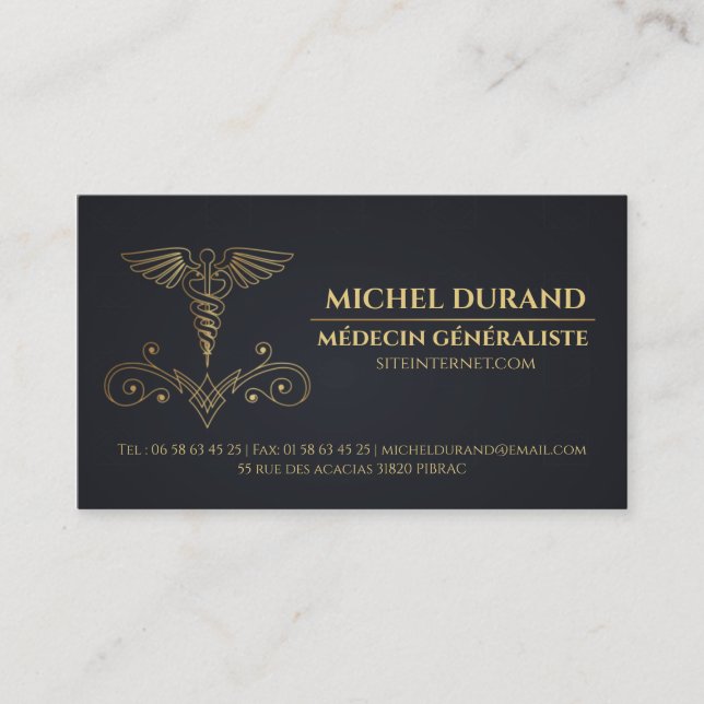 Medical Business Cards (Front)