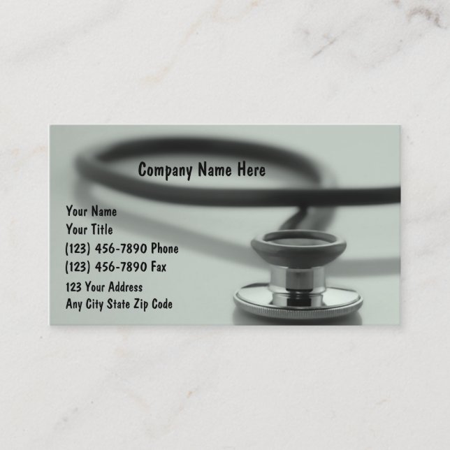 Medical Business Cards (Front)