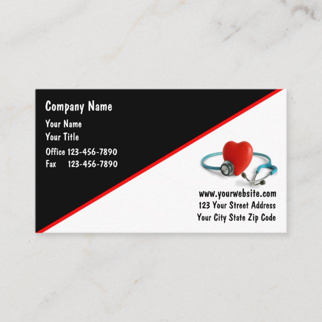 Medical Business Cards (Front)