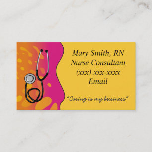 Medical Business Cards Waves