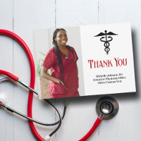 Medical Caduceus Custom Doctor or Nurse Photo