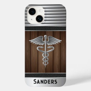 Medical Caduceus Doctor Personalised Case-Mate iPhone 14 Case