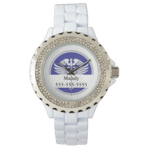 Medical caduceus health warning DIY Watch