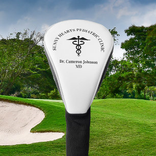 Medical Caduceus Symbol Custom Doctor Golf Head Cover
